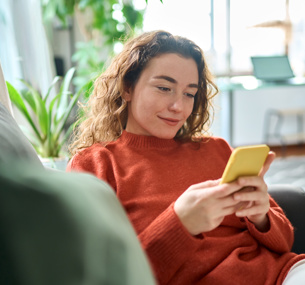 Young Woman On Phone